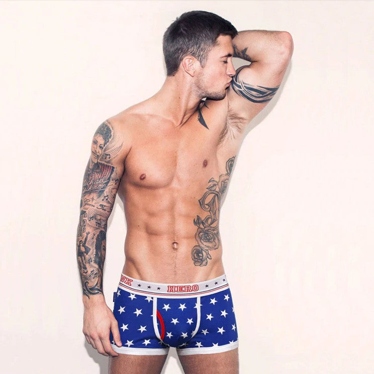 Boxers para hombre con estrellas y a rayas HP1254